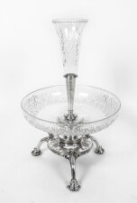 Antique Art Nouveau  Silverplate & Cut Glass Centrepiece C1890 | Ref. no. 08034 | Regent Antiques