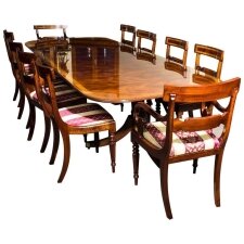 Flame mahogany dining table | Ref. no. 08055ap | Regent Antiques