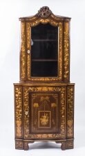 Antique Dutch Mahogany Marquetry Corner Cabinet c.1780 | Ref. no. 08079 | Regent Antiques