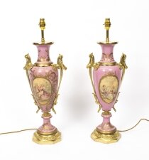 Antique Pair French Ormolu Mounted Sevres vases lamps C1870 | Ref. no. 08097 | Regent Antiques