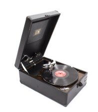 Vintage Portable HMV Gramophone Mod 102 Black | Ref. no. 08120 | Regent Antiques