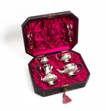 Antique Sheffield Silver plated cased Tea Set C1890 | Ref. no. 08125 | Regent Antiques