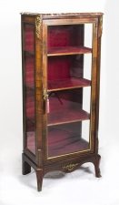 Antique French Rosewood Brass Inlaid Display Cabinet c.1880 | Ref. no. 08181 | Regent Antiques
