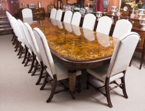 Large Victorian Dining Table & Chairs Set | Large Dining Table & Chairs | Ref. no. 08208b | Regent Antiques