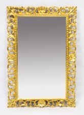 Antique Italian Gilded Hand Carved Florentine Mirror c.1880 -   60 x 40cm | Ref. no. 08222 | Regent Antiques