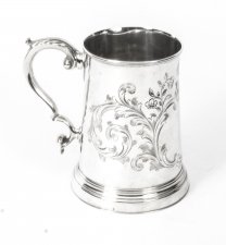 Antique Victorian Silver Plated & Engraved Mug C1870 | Ref. no. 08248 | Regent Antiques