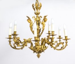 Antique French Louis XIV style nine branch ormolu chandelier 19th Century | Ref. no. 08253 | Regent Antiques