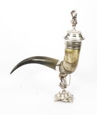 Antique English Silver Plated Horn Cornucopia c1880 | Ref. no. 08295 | Regent Antiques