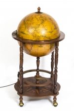 Mid Century Musical Globe Cocktail Cabinet Dry Bar | Ref. no. 08320 | Regent Antiques