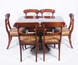 Antique Regency George III Pembroke Table Gillows & 6 Antique Chairs C1820 | Ref. no. 08324a | Regent Antiques