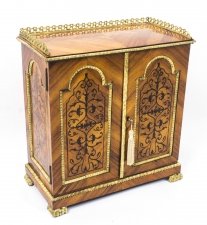 Antique French Kingwood  Table Top Jewellery Collectors Cabinet C1840 | Ref. no. 08364 | Regent Antiques