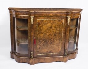 Antique Victorian Burr Walnut Inlaid Ormolu Mounted Credenza c.1860 | Ref. no. 08396 | Regent Antiques
