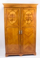 Antique English Satinwood & Tulipwood Wardrobe c.1900 | Ref. no. 08430 | Regent Antiques