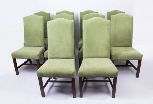 Set Of Vintage High Back Dining Chairs | Set High Back Dining Chairs | Ref. no. 08436 | Regent Antiques