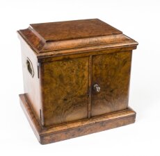 Antique Victorian Burr Walnut Cigar Humidor Box C1870 | Ref. no. 08464 | Regent Antiques