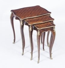 Antique French Parquetry & Ormolu Mounted Nest Tables C1880 | Ref. no. 08466 | Regent Antiques