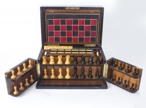 Antique Victorian Coromandel Games Compendium Chess Drafts Etc C1860 | Ref. no. 08484 | Regent Antiques