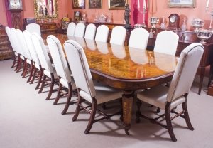 Victorian Style Dining Table & Chairs Set | Large Victorian Dining Table | Ref. no. 08529b | Regent Antiques