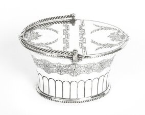 antique silver sweet basket| Victorian silver | Ref. no. 08658 | Regent Antiques