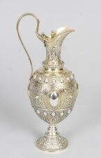 Antique Victorian Silver Jug | Silver Claret Jug | Sibray Hall & Co Sheffield | Ref. no. 08703 | Regent Antiques