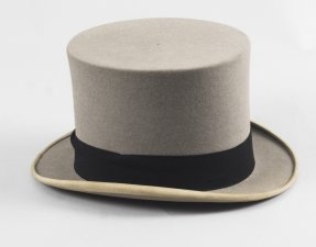 Antique Grey Felt Top Hat by Scott & Co C1920 | Ref. no. 08738 | Regent Antiques
