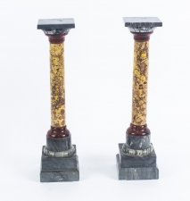 Antique Pair Italian Marble Grand Tour Doric Columns c. 1890 | Ref. no. 08753 | Regent Antiques