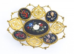 Antique Italian Pietra Dura Mounted Ormolu Basket 19th C | Ref. no. 08755 | Regent Antiques