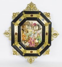 Antique Italian Framed Capodimonte Porcelain Plaque Early 19th Century 51x45cm | Ref. no. 08784 | Regent Antiques