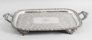 Antique George III Old Sheffield Silver Plated Tray C 1830 | Ref. no. 08807 | Regent Antiques