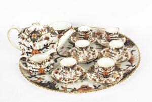 Antique English Copeland Tea Service on Tray  Imari Pattern 19th C | Ref. no. 08853a | Regent Antiques