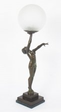 Antique Art Deco Bronze Dancing Lady Lamp c.1920 | Ref. no. 08879 | Regent Antiques