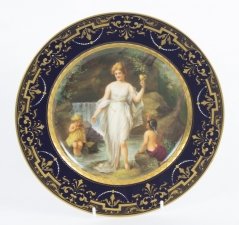 Antique Vienna Porcelain Cabinet Plate  Bidenschild mark 19th C | Ref. no. 08914 | Regent Antiques