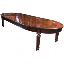 Antique 12ft 6"  Victorian Flame  Mahogany Dining Table 19th Century | Ref. no. 08932 | Regent Antiques