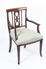 Antique Sheraton Revival Mahogany Inlaid Armchair  19th C | Ref. no. 09000 | Regent Antiques