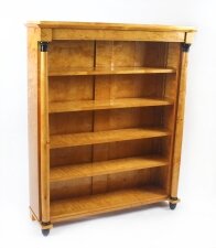 Antique Swedish Biedermeier Birch Wood Open Bookcase , late 19th C | Ref. no. 09034 | Regent Antiques