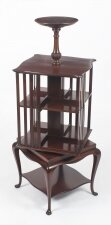 Antique Mahogany Revolving Bookcase  Book Stand With Pedestal C1900 | Ref. no. 09054 | Regent Antiques