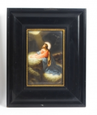 Antique Berlin KPM Plaque of Jesus 19th Century | Ref. no. 09059b | Regent Antiques