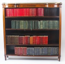 Antique Edwardian Inlaid Satinwood Open Library Bookcase c.1900 | Ref. no. 09089 | Regent Antiques