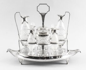 Antique English Silver Condiment Cruet Set Paul Storr 18th C | Ref. no. 09101 | Regent Antiques