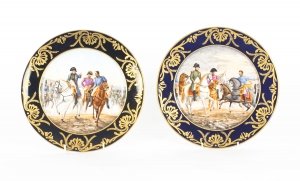 Antique Pair Porcelain Cabinet Plates of Napoleon signed Edouard Garnier  19th C | Ref. no. 09127 | Regent Antiques