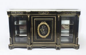 Antique Napoleon III Pietra Dura Ebonised Credenza c.1840 | Ref. no. 09136 | Regent Antiques