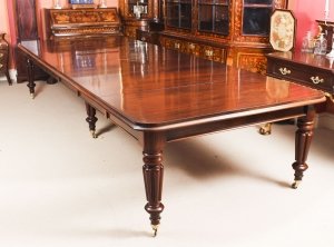 Antique 13 ft William IV Mahogany Extending Dining Table C1830  19th C | Ref. no. 09168 | Regent Antiques