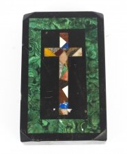 Antique Malachite & Marble Pietra Dura Paperweight 19th C | Ref. no. 09174 | Regent Antiques