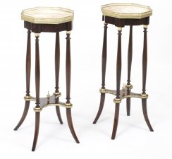 Antique Pair Ormolu Mounted Jardiniere Stands / Occasional Tables 19th C | Ref. no. 09213 | Regent Antiques