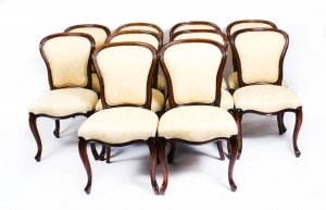 Antique Set of 10 Louis Revival Cabriole Dining Chairs  19th Century | Ref. no. 09266 | Regent Antiques