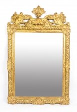 Antique French Louis Revival Giltwood Overmantel Mirror 19th C  156 x 98 cm | Ref. no. 09278 | Regent Antiques