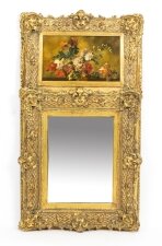Antique Italian  Parcel Gilt  Trumeau Mirror Painting 19th C | Ref. no. 09279 | Regent Antiques