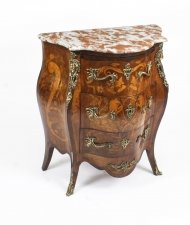 Antique French Walnut & Marquetry Commode Rouge Marble 19th Century | Ref. no. 09280 | Regent Antiques