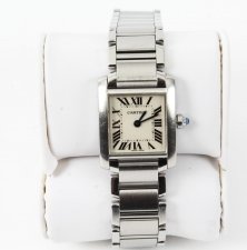 Vintage  Cartier Tank Francaise Stainless Steel  Ladies Watch 21st Century | Ref. no. 09312 | Regent Antiques