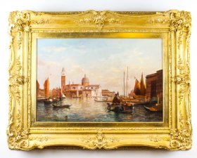 Antique Oil Painting San Giorgio Maggiore Venice Alfred Pollentine 19th C | Ref. no. 09333 | Regent Antiques